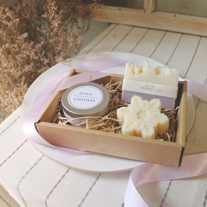 Winter Lavender Bobo Handmade | Three-in-one gift group pre-order product-3/25 shipping - Soap - Other Materials Purple