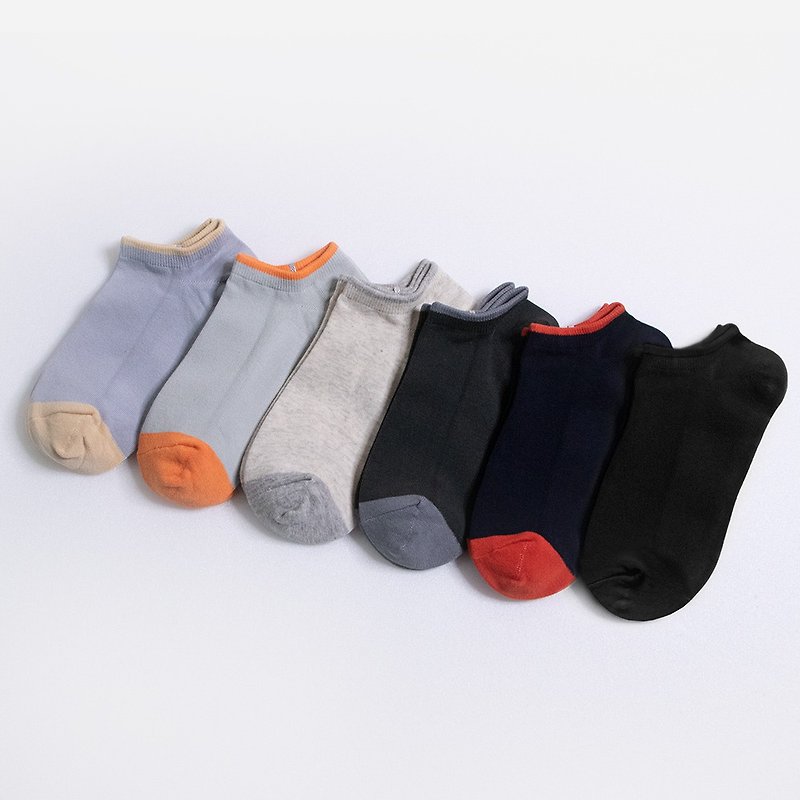 [WARX Antibacterial and Deodorant Socks] Thin Socks | Japanese Japanese Color + Plain Color Boat Socks (Total 6 Colors) - Socks - Cotton & Hemp 