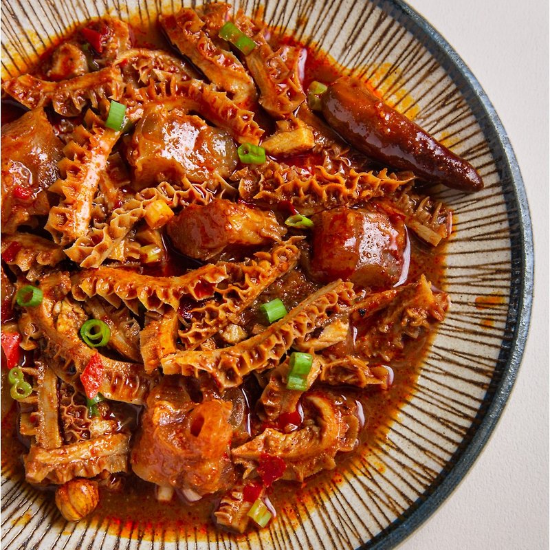 【Spicy Favorite】 Linen Linen Hao Spicy Braised Double Treasure - อาหารคาวทานเล่น - อาหารสด สีแดง