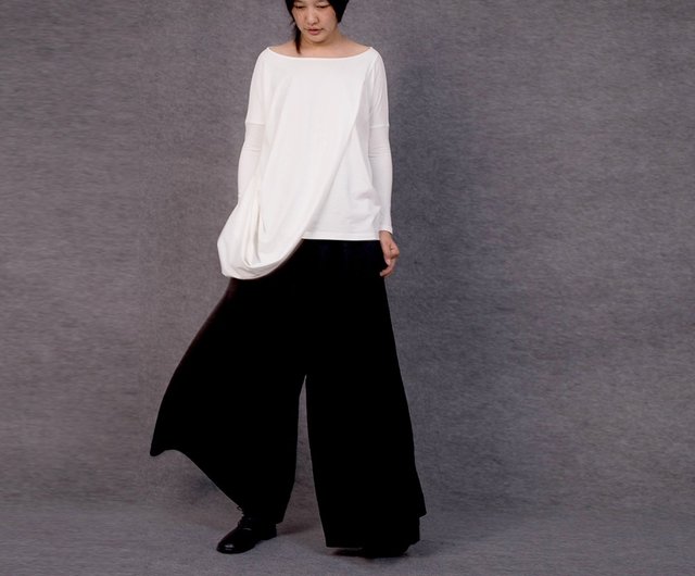 wide leg linen culottes