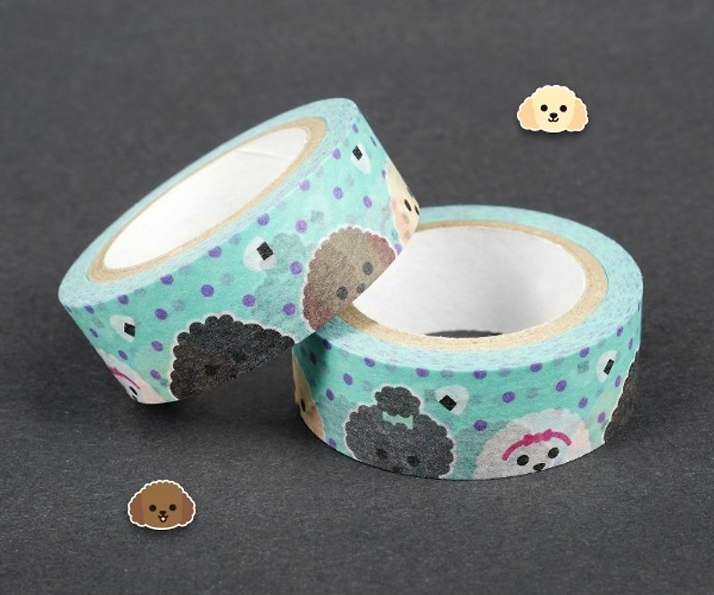 Paper Washi Tape Green - 【Little Rice Ball VIP】★Christmas Gift★Creative and cute. And paper. Paper tape.