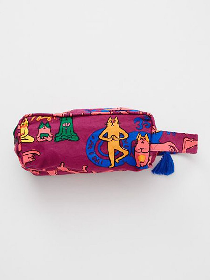 預購中  瑜珈貓收納袋 (三色) ISAP81D1 - 化妝袋/收納袋 - 其他材質 多色