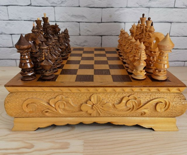 全てのアイテム チェス盤 木製 アンティーク ヴィンテージ ボードゲーム