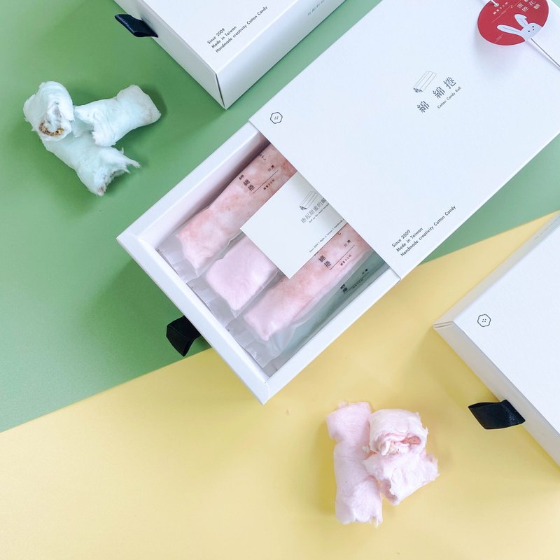 【Mianguozi】Mianmian rolled marshmallow gift box - ขนมคบเคี้ยว - กระดาษ 