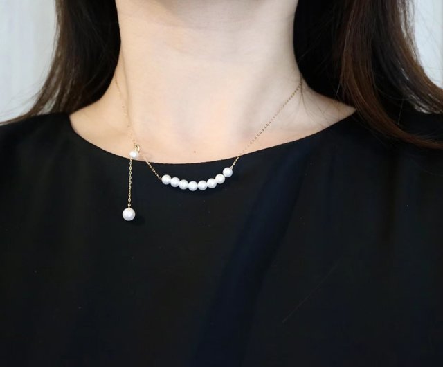 18K アコヤ真珠 ネックレス あこや真珠 アコヤ真珠 ネックレス パール 一粒 8.5mm
