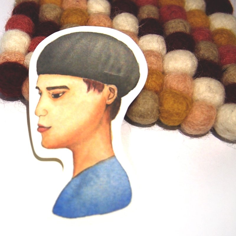 Sun Yat-sen - Stickers - Psychedelic boy - Stickers - Paper 