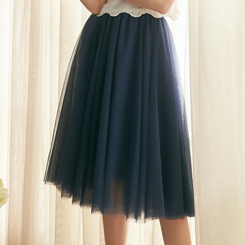 Hush 法式浪漫美好生活 輕旅婚紗 Lisa莉沙 藍短紗裙