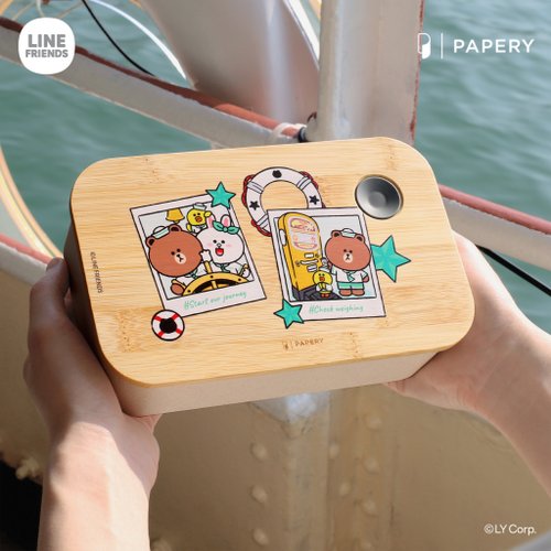 PAPERY.ART 環保便當盒LINE FRIENDS HONG KONG SUMMER CHILL LET'S SET SAIL