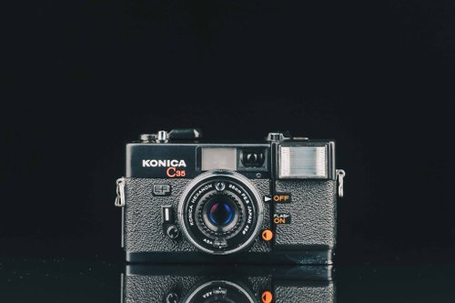 瑞克先生-底片相機專賣 KONICA C35 EF #8199 #135底片相機