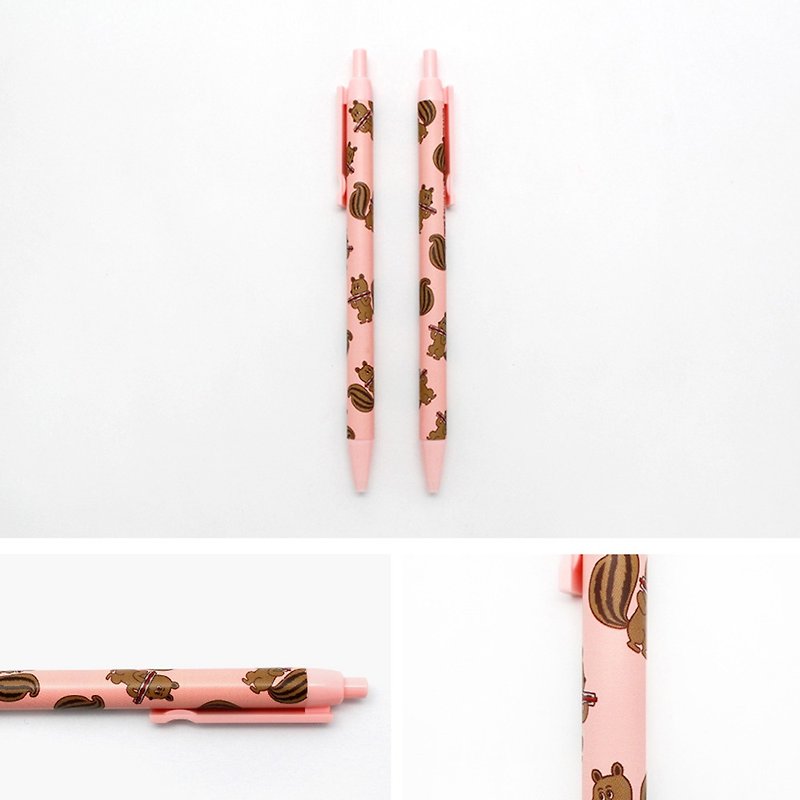 松鼠滾珠筆 - 其他書寫用具 - 塑膠 粉紅色