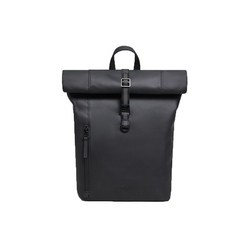 GASTON LUGA Rullen Mini Backpack - Classic Black - กระเป๋าเป้สะพายหลัง - วัสดุอื่นๆ 