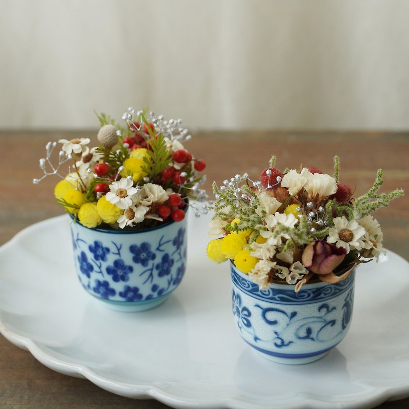 Oriental Flower Tea Story / Fresh Beauty Flower Cup - ช่อดอกไม้แห้ง - พืช/ดอกไม้ 