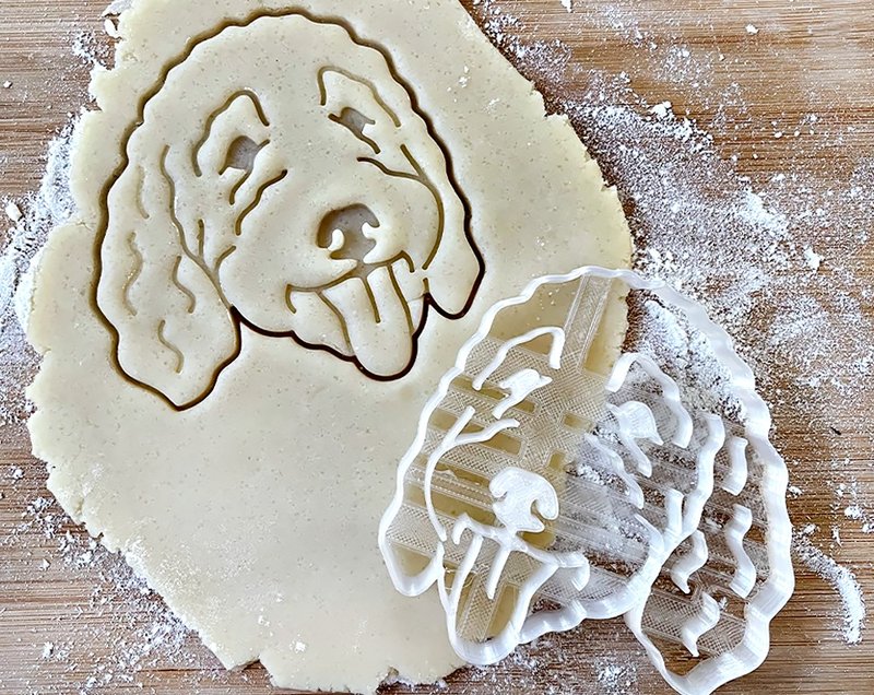 Golden Doodle Cookie Cutter - อื่นๆ - พลาสติก 