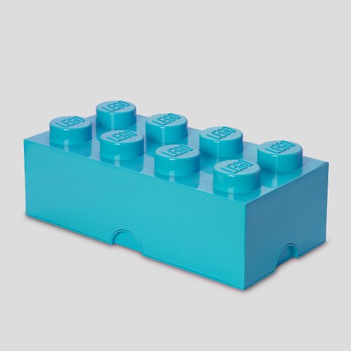 Room Copenhagen 台灣代理（昱瑒） Room Copenhagen 樂高 LEGO 8凸收納盒-天空藍(40041743)