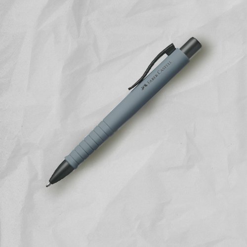 文聚 Faber-Castell QQ滑順原子筆-灰色(原廠正貨)