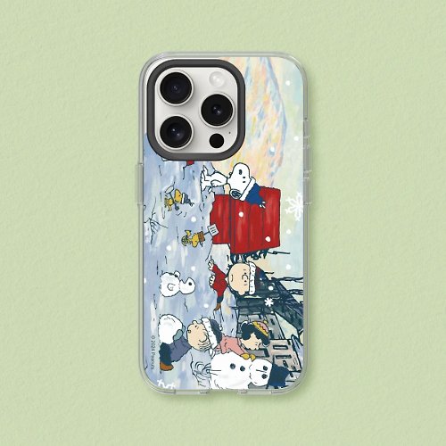 犀牛盾RHINOSHIELD Clear手機殼∣史努比X頂尖藝術大師/被雪覆蓋的村莊 for iPhone