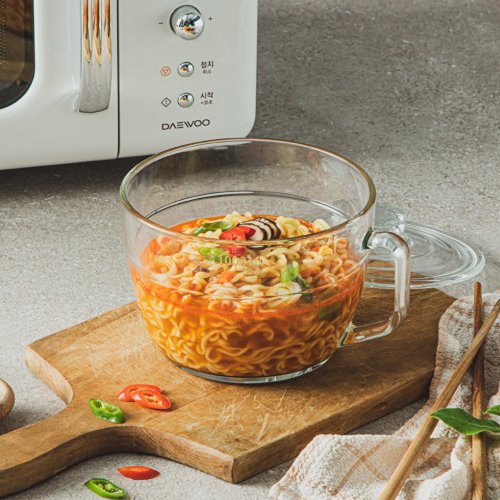 Glasslock Tempered Glass Microwave Bowl Instant Noodle Bowl Glass Bowl  1100ml - Shop glasslock-tw Lunch Boxes - Pinkoi