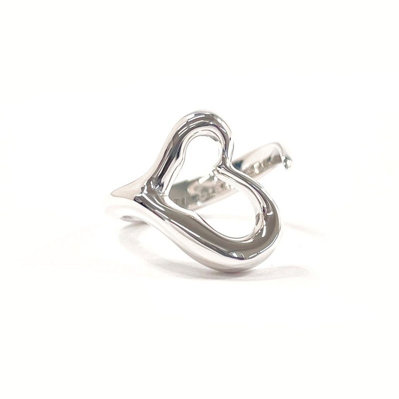 【日本直送 中古美品】12号 ティファニー TIFFANY&Co. リング・指輪 オープンハート エルサペレッティ スターリングシルバー - 戒指 - 純銀 銀色