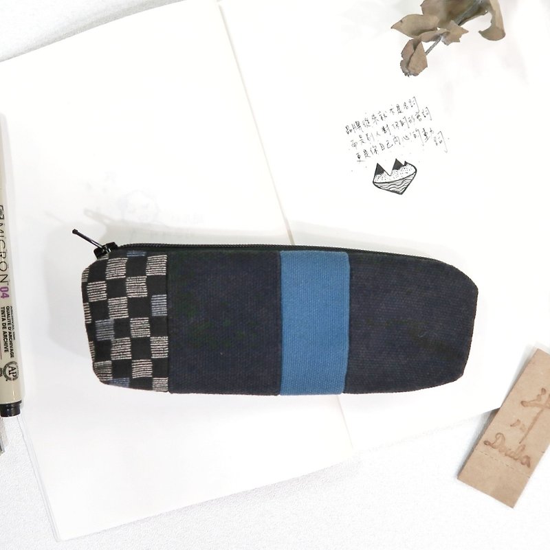 Little Fabric Pencil Cases rose - อัลบั้มรูป - ผ้าฝ้าย/ผ้าลินิน สีน้ำเงิน