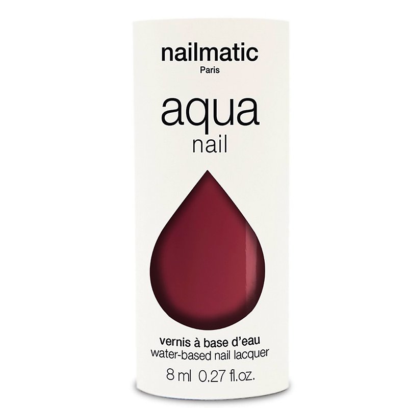 nailmatic Water Collection Classic Nail Polish - Rosemay Mahogany - Nail Polish & Acrylic Nails - Resin 