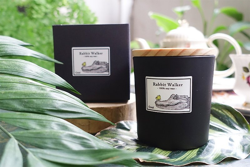 Crocodile's Tears-Scented Candle 200g (Wooden Eucalyptus) - Candles & Candle Holders - Wax Green