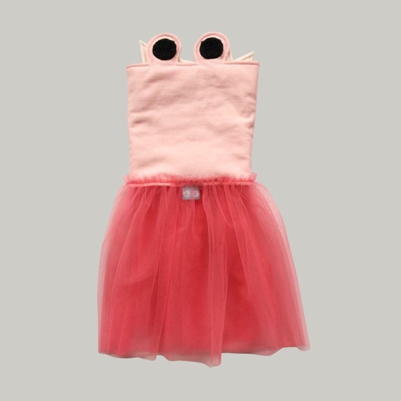 CLARECHEN 防凉肚围_蟹(S) 0-3 岁_baby pink_Pink yarn - Bibs - Cotton & Hemp Pink