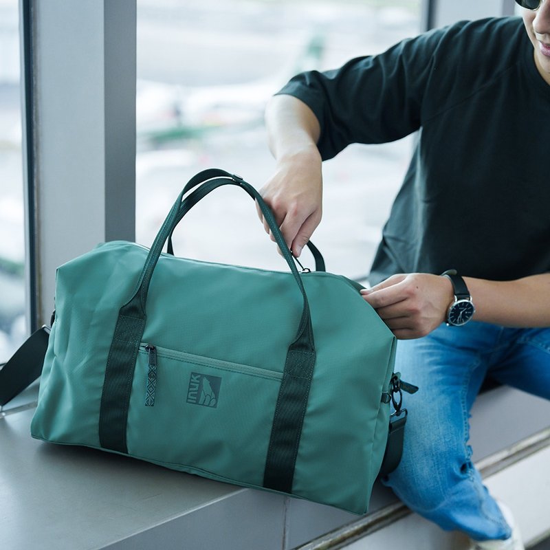 Waterproof | GYM DFL_WR Quartz Green | Travel Bag - กระเป๋าเดินทาง/ผ้าคลุม - เส้นใยสังเคราะห์ สีเขียว