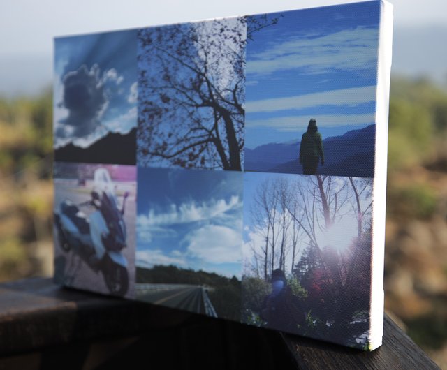 油絵。38cm x 30cm。特注額縁付き。