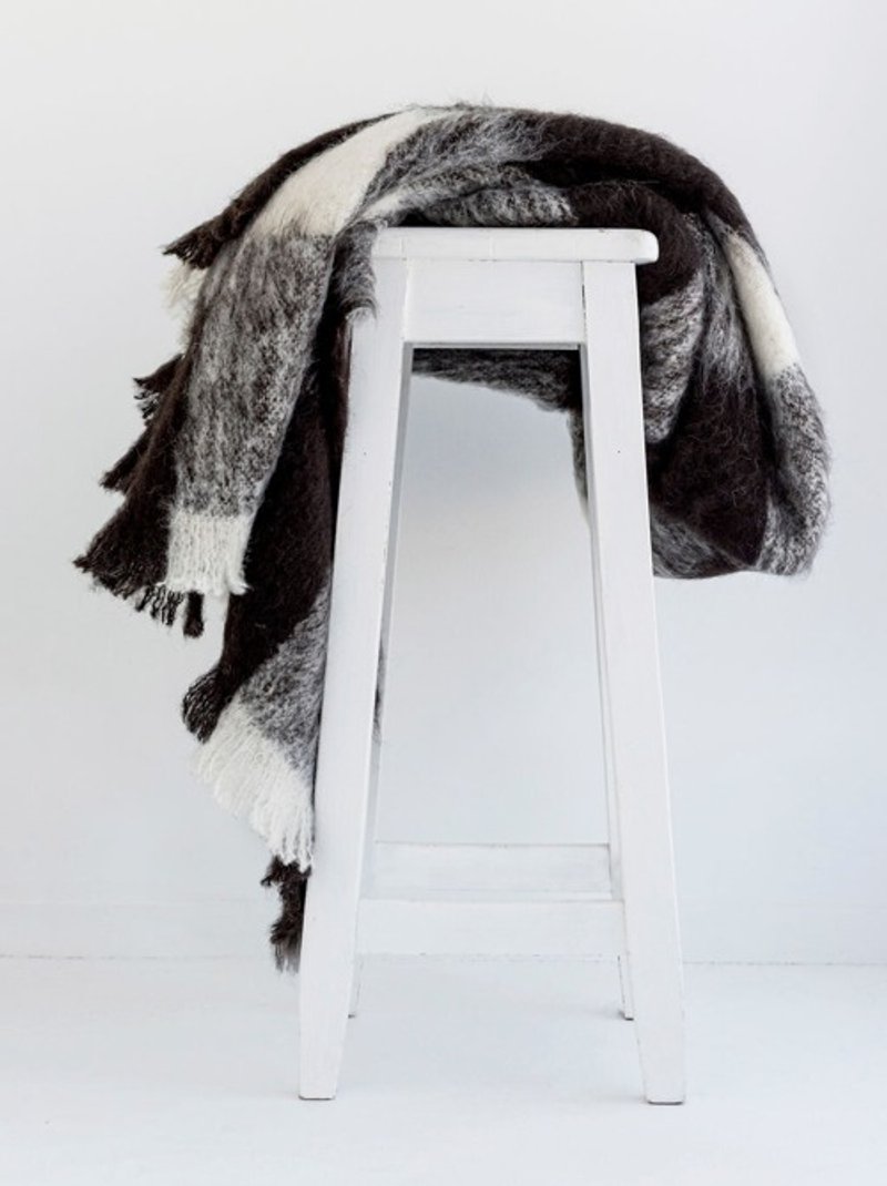 Alpaca Throw - Friesian [Alpaca Throw (large blanket)] - ของวางตกแต่ง - ผ้าฝ้าย/ผ้าลินิน 