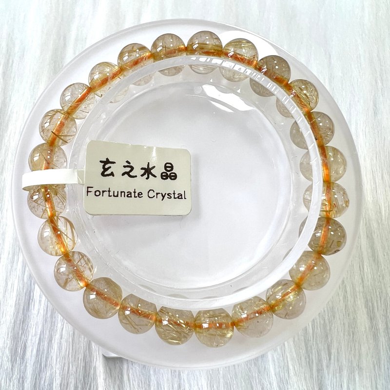 金髮晶手串 | 水晶 | 水晶手串 | 水晶手鏈 | 水晶手鍊 - 手鍊/手環 - 水晶 金色