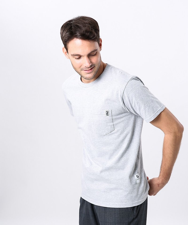 Ultra Cotton Classic Fit with Pocket T-Shirt / Man (RS-Grey) - Men's T-Shirts & Tops - Cotton & Hemp Gray