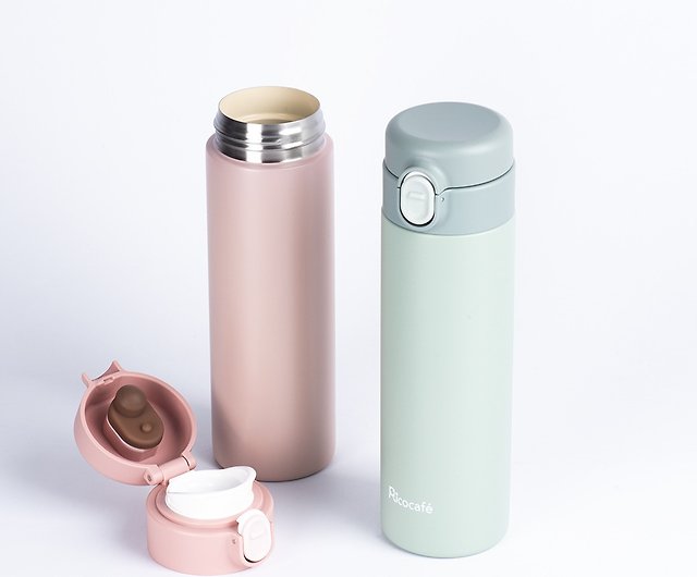 Customized gift】Ceramic flip-top thermos cup/ceramic thermos