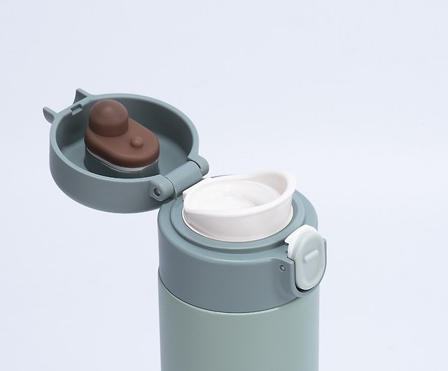 Customized gift】Ceramic flip-top thermos cup/ceramic thermos bottle/laser  engraving - Shop JC Vacuum Flasks - Pinkoi
