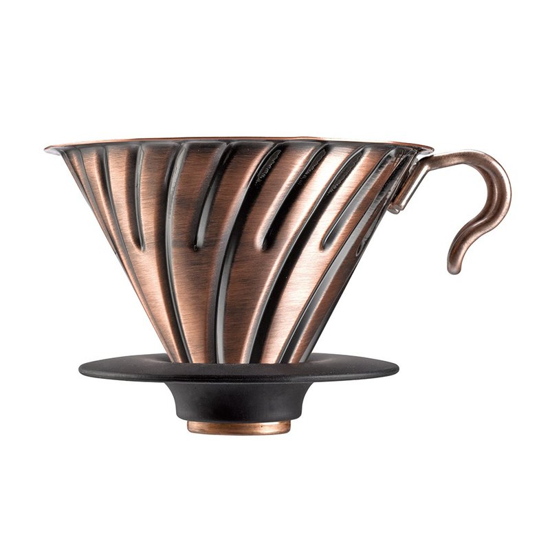 HARIO V60紅銅金屬濾杯(1~4杯) / VDM-02CP - 咖啡壺/手沖壺 - 不鏽鋼 咖啡色