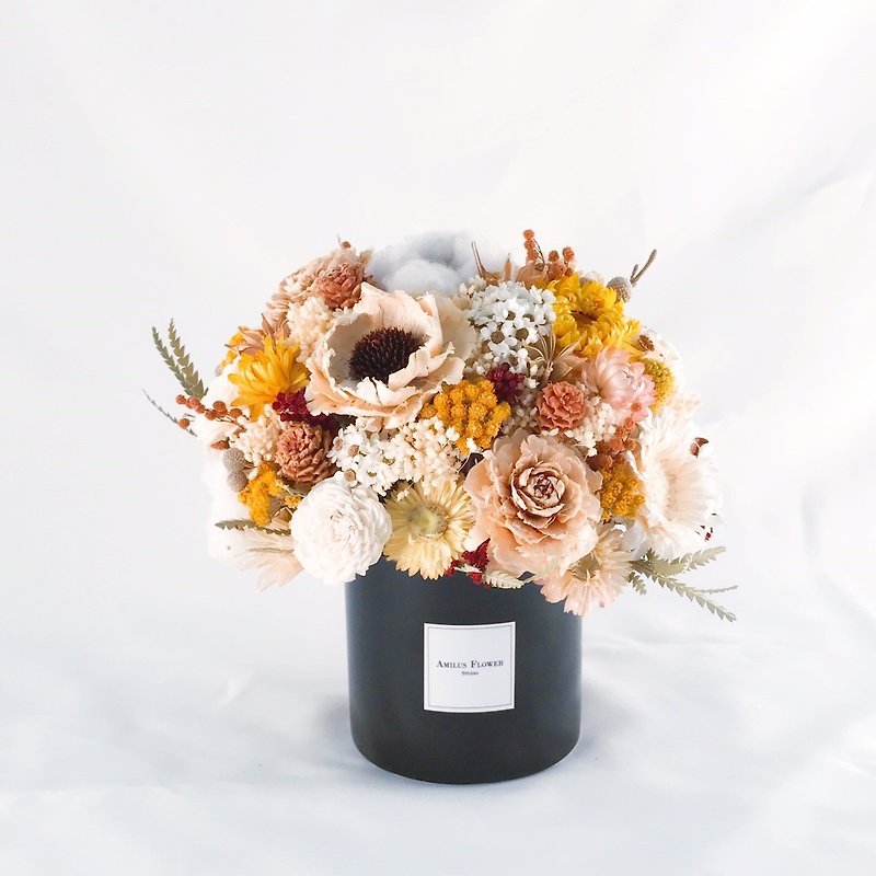 Great geological sense, immortal dried potted flowers, opening ceremony, congratulations on promotion and customization - Dried Flowers & Bouquets - Plants & Flowers 