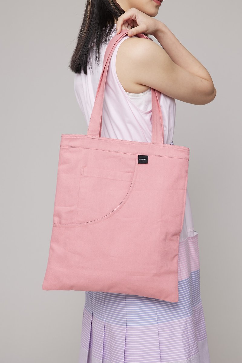 8 lie down. Three pocket tote bags - Messenger Bags & Sling Bags - Cotton & Hemp Pink