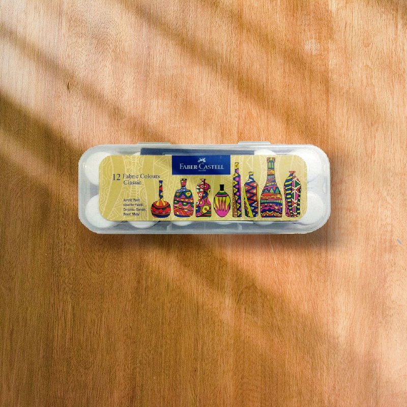 Faber-Castell 畫布彩繪顏料12色/6色(原廠正貨) - 其他 - 其他材質 多色