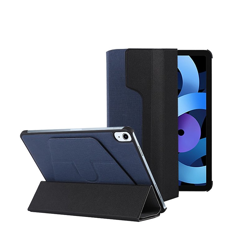 VOYAGE iPad Air 10.9吋(第4代)磁吸式硬殼保護套-藍 送筆套 - 平板/電腦保護殼 - 其他材質 藍色