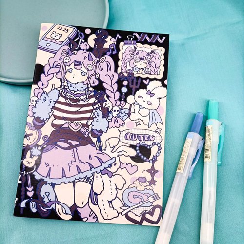 嗶嗶畫畫 BT080 嗶嗶畫畫空白筆記本C bbhh.ing blank notebook C