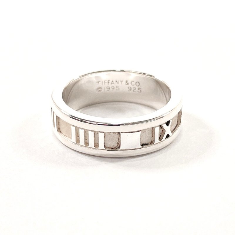 【日本直送 中古美品】3号 ティファニー TIFFANY&Co. リング・指輪 アトラス - 戒指 - 純銀 銀色
