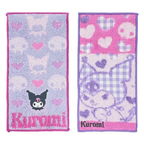 丸真今治 Marushin Taiwan 日本丸真 三麗鷗 純棉刺繡口袋小毛巾 二入組 酷洛米