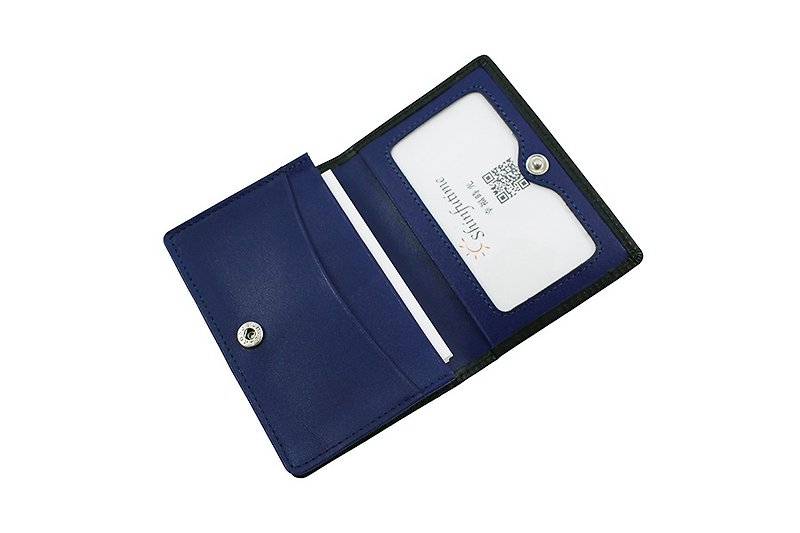 LAPELI │ Mixed color card holder black / blue