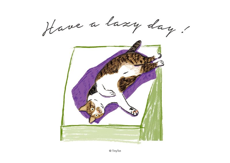 Have a lazy day! | A4海報 - 海報/掛畫/掛布 - 紙 