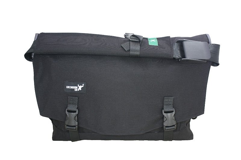 Greenroom136 Bootstrap (Large ) Single Strap Urban Laptop Bag - Laptop Bags - Other Materials Black