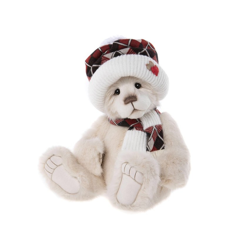 Cozy 手工製作精緻動物玩偶 Bear 泰迪熊 熊 - 公仔/玩偶 - 聚酯纖維 白色