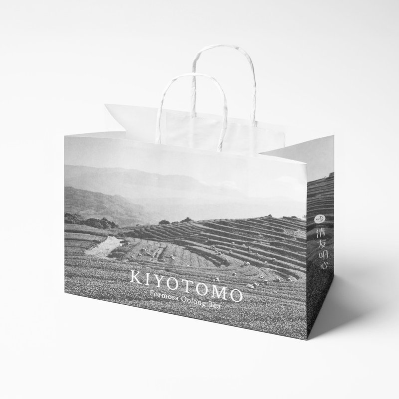 KIYOTOMO大紙袋 - 禮物盒/包裝盒 - 紙 灰色