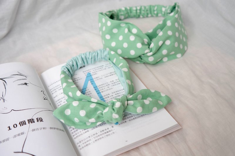 Hairband | Mother and Daughter Hairband | Baby Hairband | Breakfast at Tiffany's (also a Miyue Gift Box) - Baby Hats & Headbands - Cotton & Hemp Multicolor