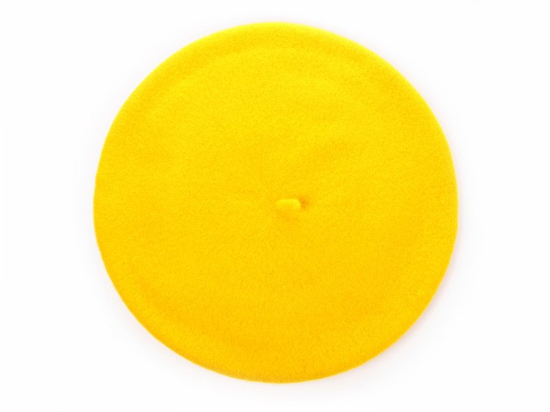 Spain ELOSEGUI female DAME beret EL_DAME19043 Naples yellow