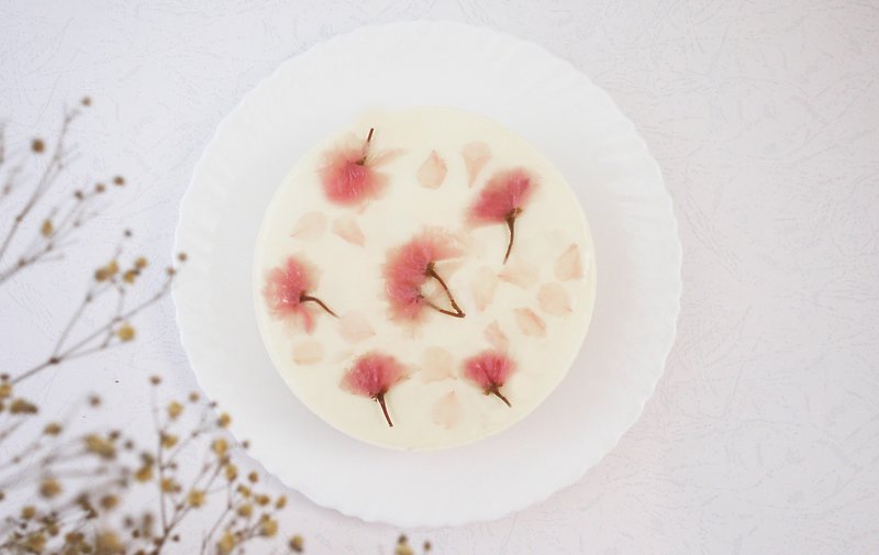 Cherry cheese mousse cake -6 inch - Savory & Sweet Pies - Fresh Ingredients 