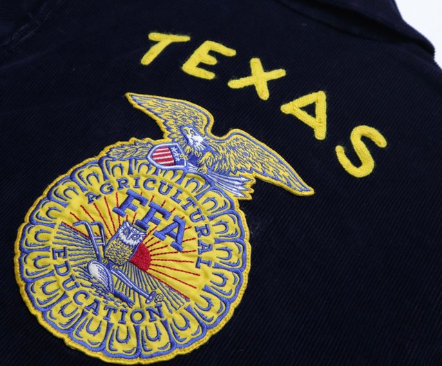 FFA jacket FFA ジャケット　38 90s Vintage FFA Missouri Navy Blue Purple Corduroy Jacket